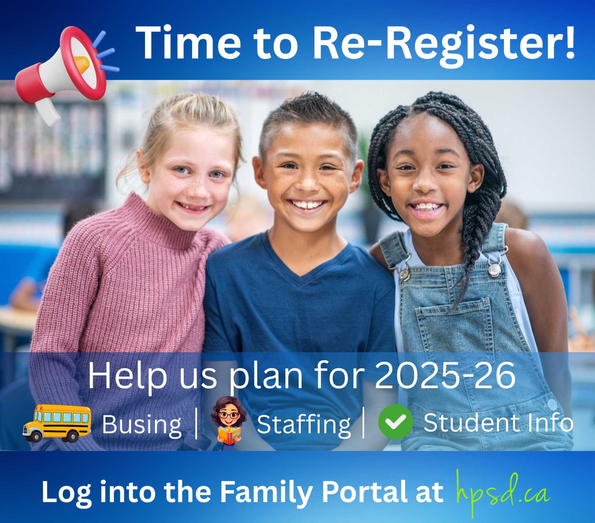 Time to Re Register for 2025 26 